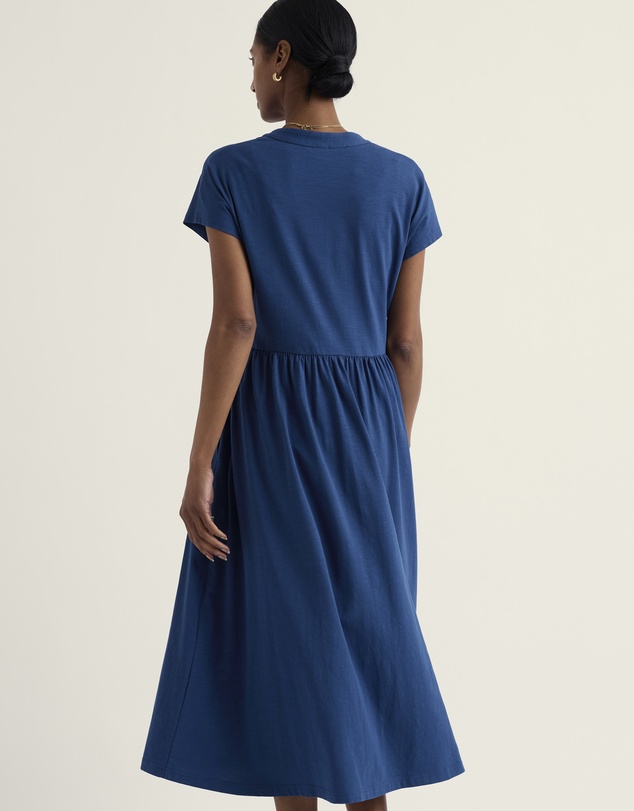 Seasalt - Zinnia Short Sleeve Jersey Midi Dress