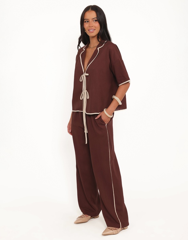 Petal & Pup - Dalton Pant - Brown Cream