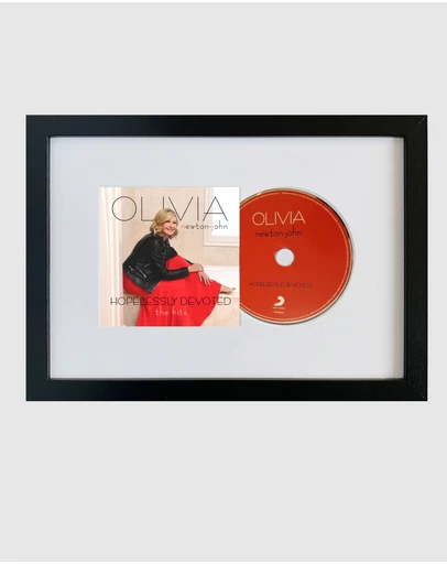 iWorld - Olivia Newton John Hopelessly Devoted - The Hits CD Framed Album Art