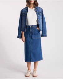 David Lawrence - Marion Denim Skirt