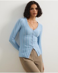 Atmos&Here - Mina V-Neck Knitted Top