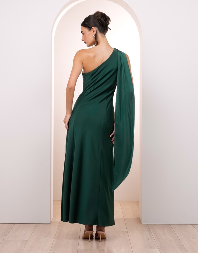 Pilgrim - Kyra One Shoulder Drape Dress
