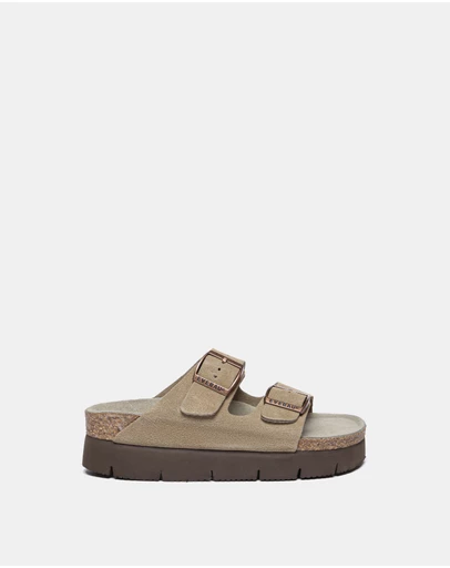 EVERAU - EverAU Ugg Sandal Platform Cow Suede Upper Sandals