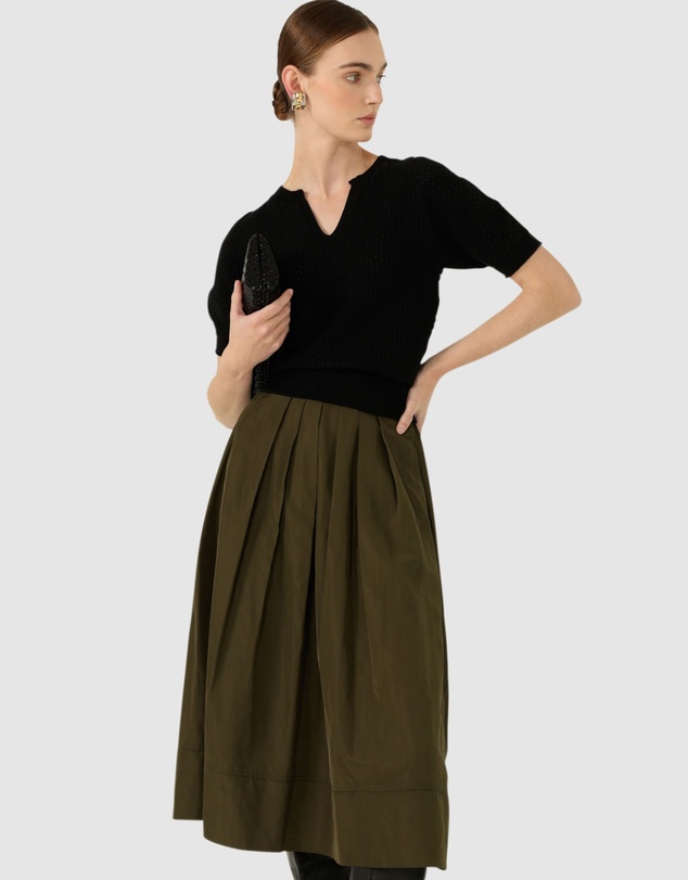 SACHA DRAKE - Henley Knit Top