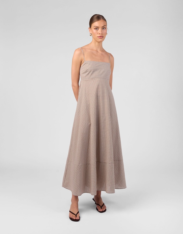 MVN - Gingham Maxi Dress