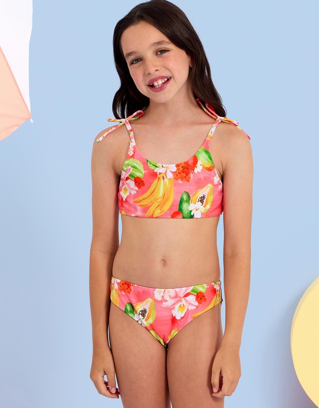 Seafolly - Tropique Tie Bikini - Teens