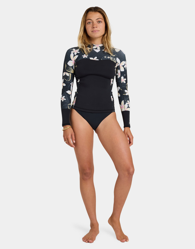 Roxy - Womens 1mm Swell Long Sleeve Wetsuit Top