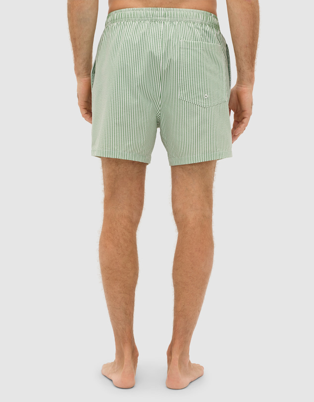 Seed Heritage - Seersucker Stripe Swim Short