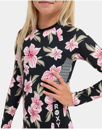 Roxy - Girls 8 to 16 Of The Pacific Long Sleeve One Piece Swimsuit