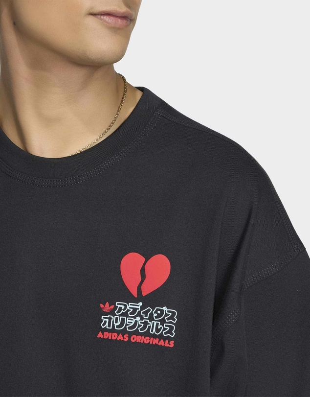 adidas Originals - V-DAY HEART BROKEN CAT GRAPHIC TEE Mens
