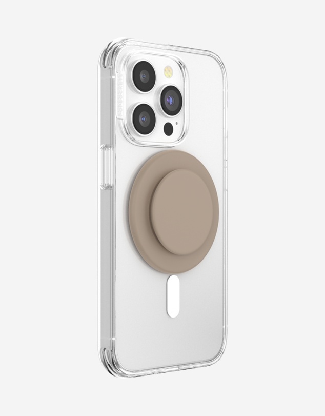 PopSockets - PopGrip MagSafe Soft Touch Phone Grip Holder + Magnetic Adapter Ring