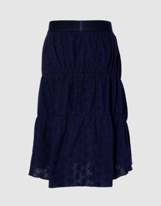 Quapi - Fully Embroidered Midi Skirt Fila - Kids-Teens