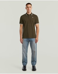 G-Star - Dunda slim stripe polo s\s