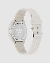 adidas Originals - Digital Two White Resin Watch