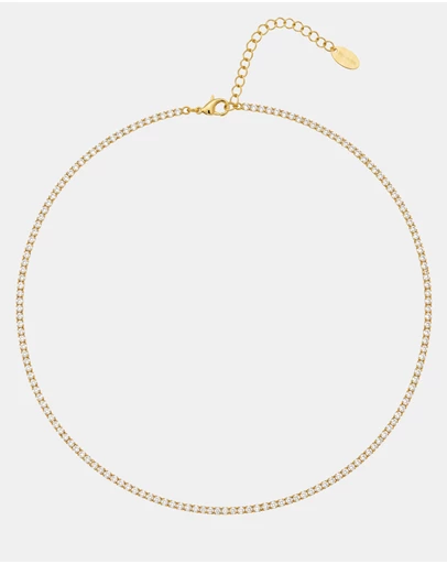 Sonne Jewellery - Tennis Necklace Gold