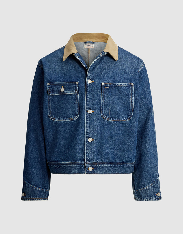 Polo Ralph Lauren - Denim Corduroy-Collar Trucker Jacket