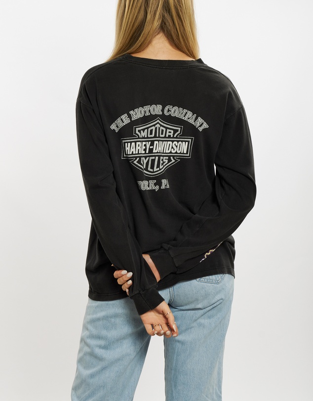 Vintage by The Real Deal - Pre Loved - Vintage Harley Davidson Long Sleeve Tee