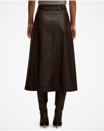 Forever New - Isla Vegan Leather Midi Skirt