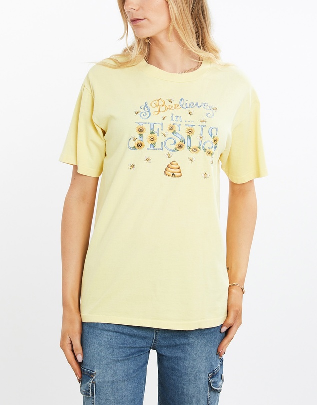 Vintage by The Real Deal - Pre Loved - Vintage 90s Jesus Bee Tee