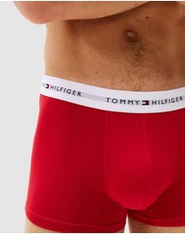Tommy Hilfiger - 3-Pack Signature Cotton Waistband Trunks
