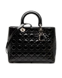 Pre-Loved by Azura Reborn - Pre-Loved Large Patent Cannage Lady Dior