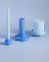 porter green - flipp lrg silicone unbreakable candle holder set