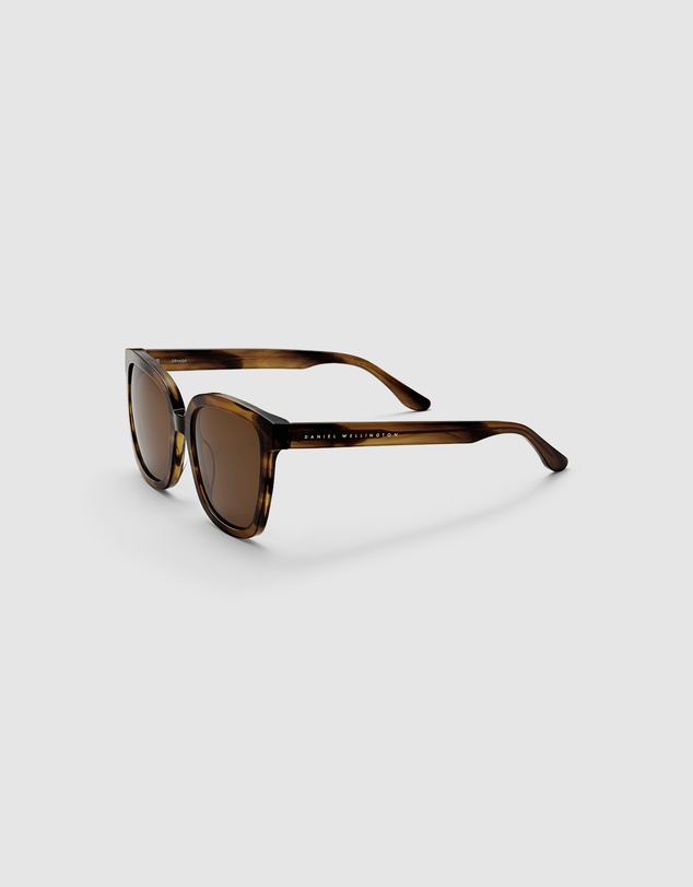 Daniel Wellington - Grande Acetate Brown Sunglasses