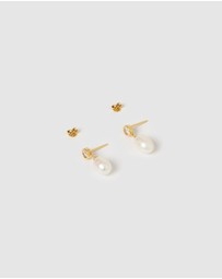 Izoa - Everlee Pearl Drop Stud