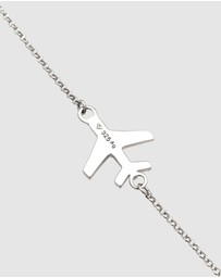 Elli Jewelry - Bracelet Crystal Aeroplane 925 Sterling Silver