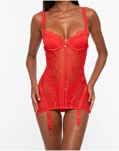 One Empire - Alba Bodysuit - Red