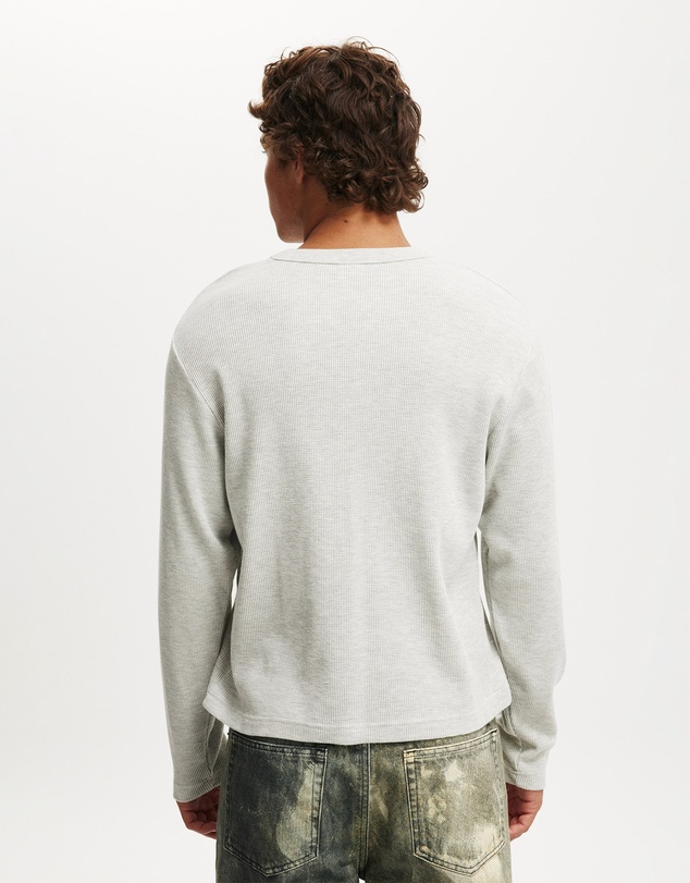 Cotton On - Cropped Fit Textured Long Sleeve