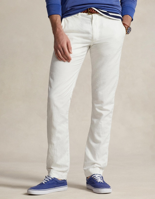 Polo Ralph Lauren - Straight Fit Linen-Cotton Pants