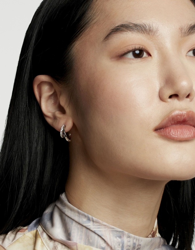 Ted Baker - Helias Crystal Double Hoop Earrings