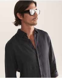 SABA - Anderson Long Sleeve Classic Linen Shirt