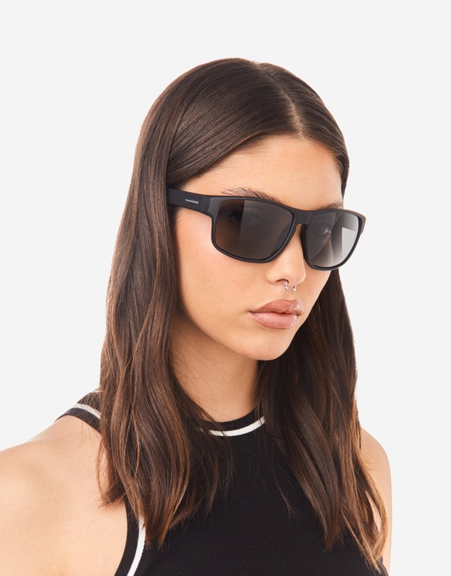 Hawkers Co - Black Black Dark Faster Raw Sunglasses for Men and Women UV400