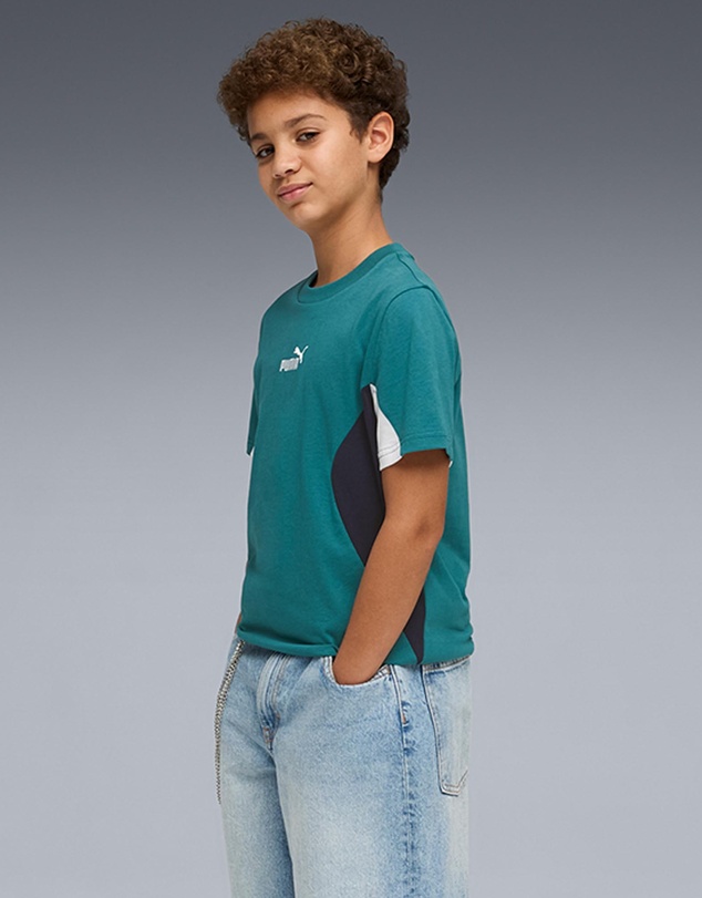 Puma - ESS Block Tee - Teens