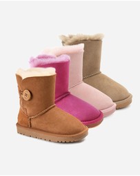 Ozwear Connection Uggs - Ugg Kids Ugg Button Boots (Water Resistant)