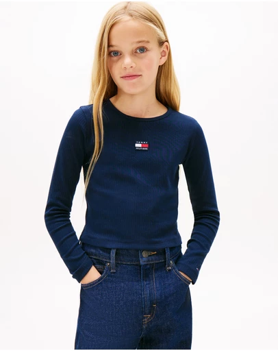 Tommy Hilfiger - Heritage Extra Slim LS T-Shirt - Teens