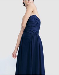 Shona Joy - Celeste Strapless Panelled Maxi Dress
