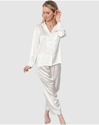 The Fable - Pearl Silk Pyjamas