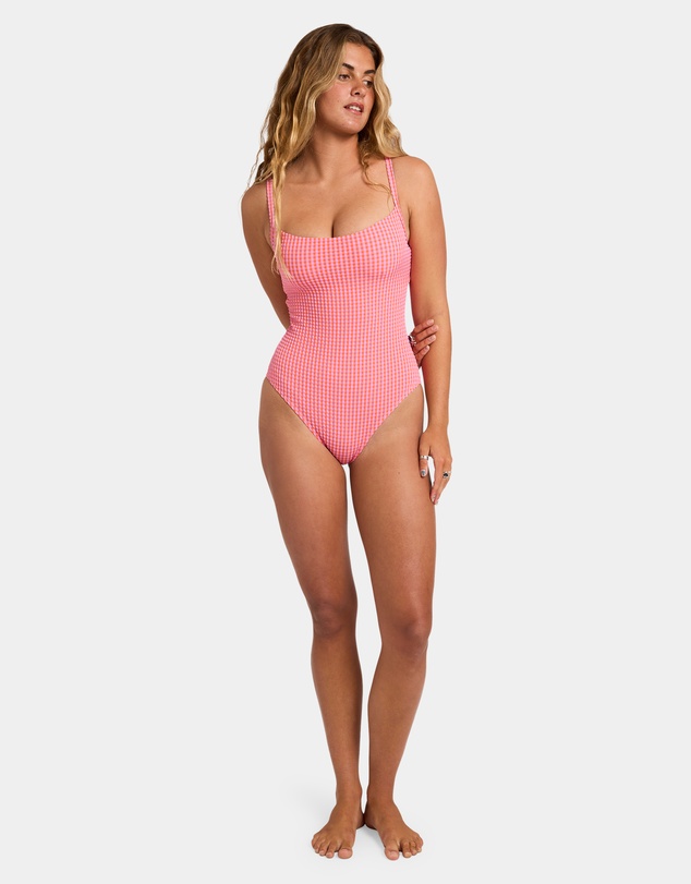 Billabong - Womens Mini Wave Check Mia DD One Piece Swimsuit