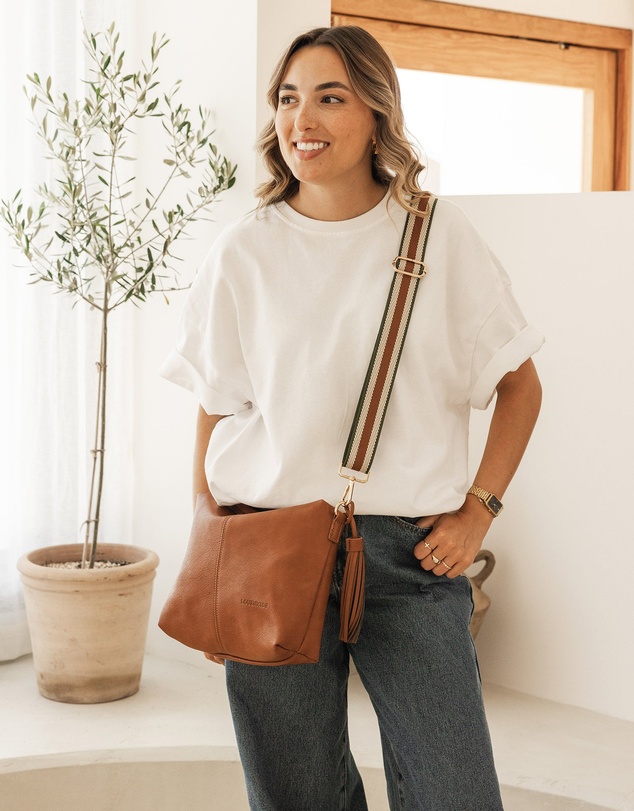 Louenhide - Daisy Stripe Crossbody Bag