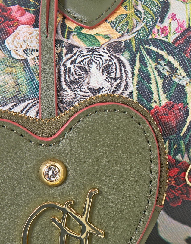 Camilla - Barrel Bag With Leather Trims