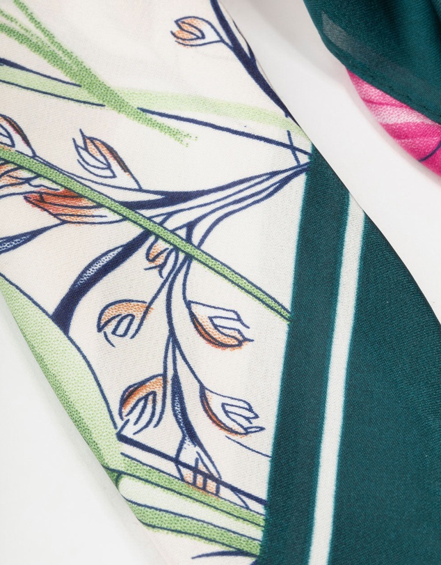 Lovisa - Multicoloured Flower Fabric Orchid Scarf
