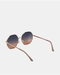 ALDO - Teren Metal Hexagonal Sunglasses