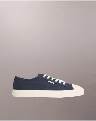 Calvin Klein - Alvaro Cotton Canvas Logo Trainers