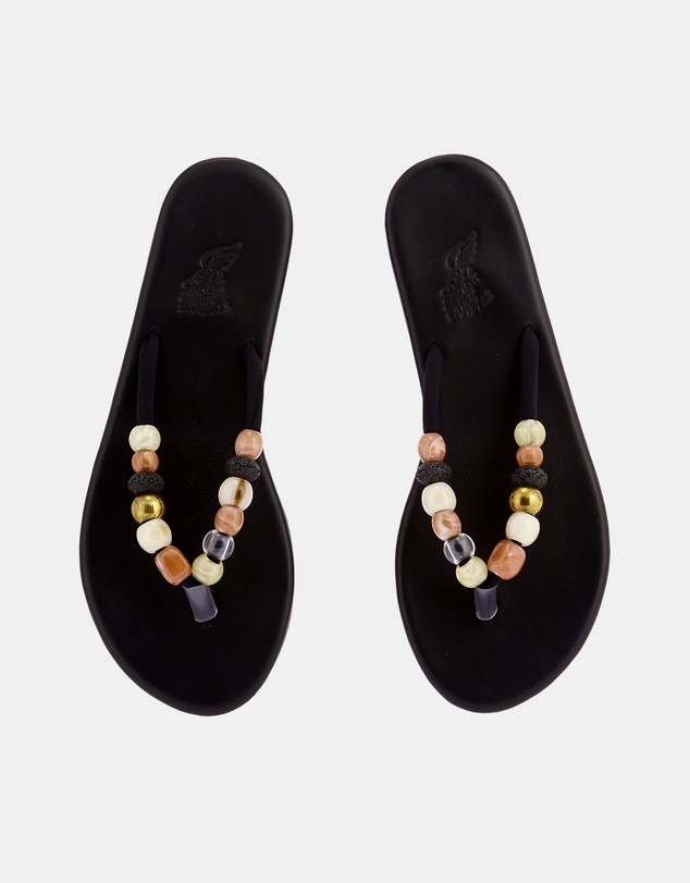 Ancient Greek Sandals - Saionara Raffia Sandals