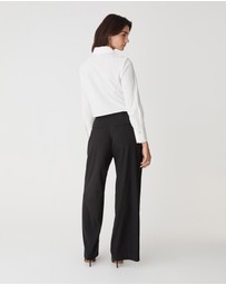 Forcast - Gabby Pleated Hem Shirt