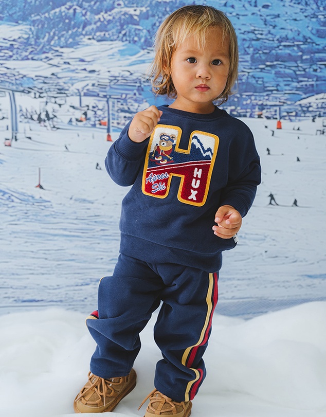 Huxbaby - Apres Ski Emblem Sweat - ICONIC EXCLUSIVE - Babies-Kids