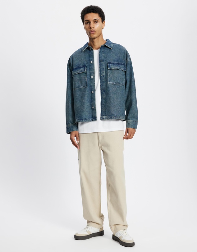 Jack & Jones - Meadows Denim Long Sleeve Overshirt